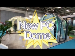 Barraca de acampamento UV da bolha da resistência das barracas exteriores de alumínio da bolha do quadro