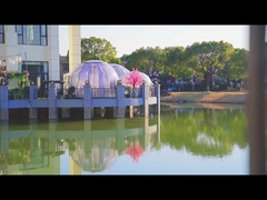 Barraca de acampamento transparente à prova de intempéries de evitação UV da casa da barraca da bolha