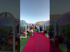 Barraca visível portátil da bolha da proteção UV com sistema de iluminação