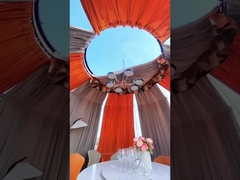 Eventos de 360 graus Hotel Impermeável Resistência UV Star PC Glamping Iglu Domes Geodésicos Casa