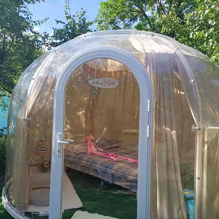 Barraca contemporânea da abóbada da estufa da barraca 5mm do iglu do jardim para locais de encontro de esportes