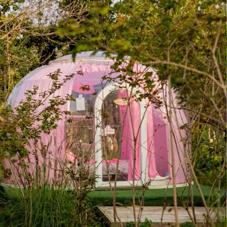 Barraca contemporânea da abóbada da estufa da barraca 5mm do iglu do jardim para locais de encontro de esportes