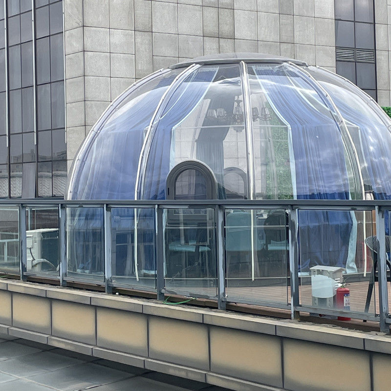 PC Dome House Glamping Bubble Tent para acampamento ao ar livre e festas no quintal
