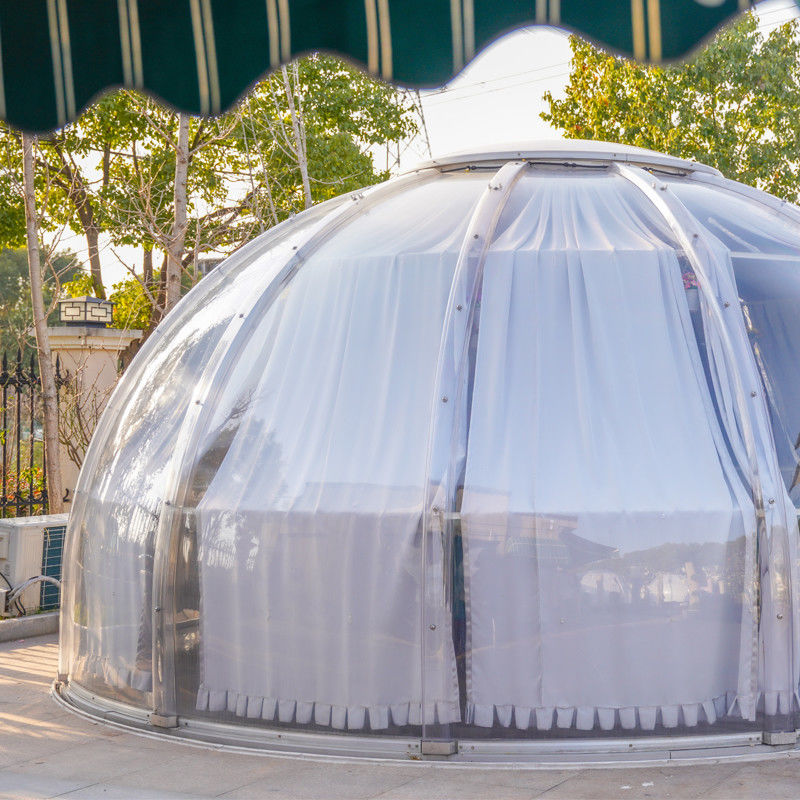 PC Alumínio Material Tenda de bolhas Casa 2.8m Alturas Tenda de cúpula Para acampamento ao ar livre